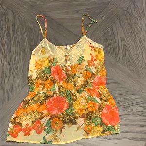 Floral tank top